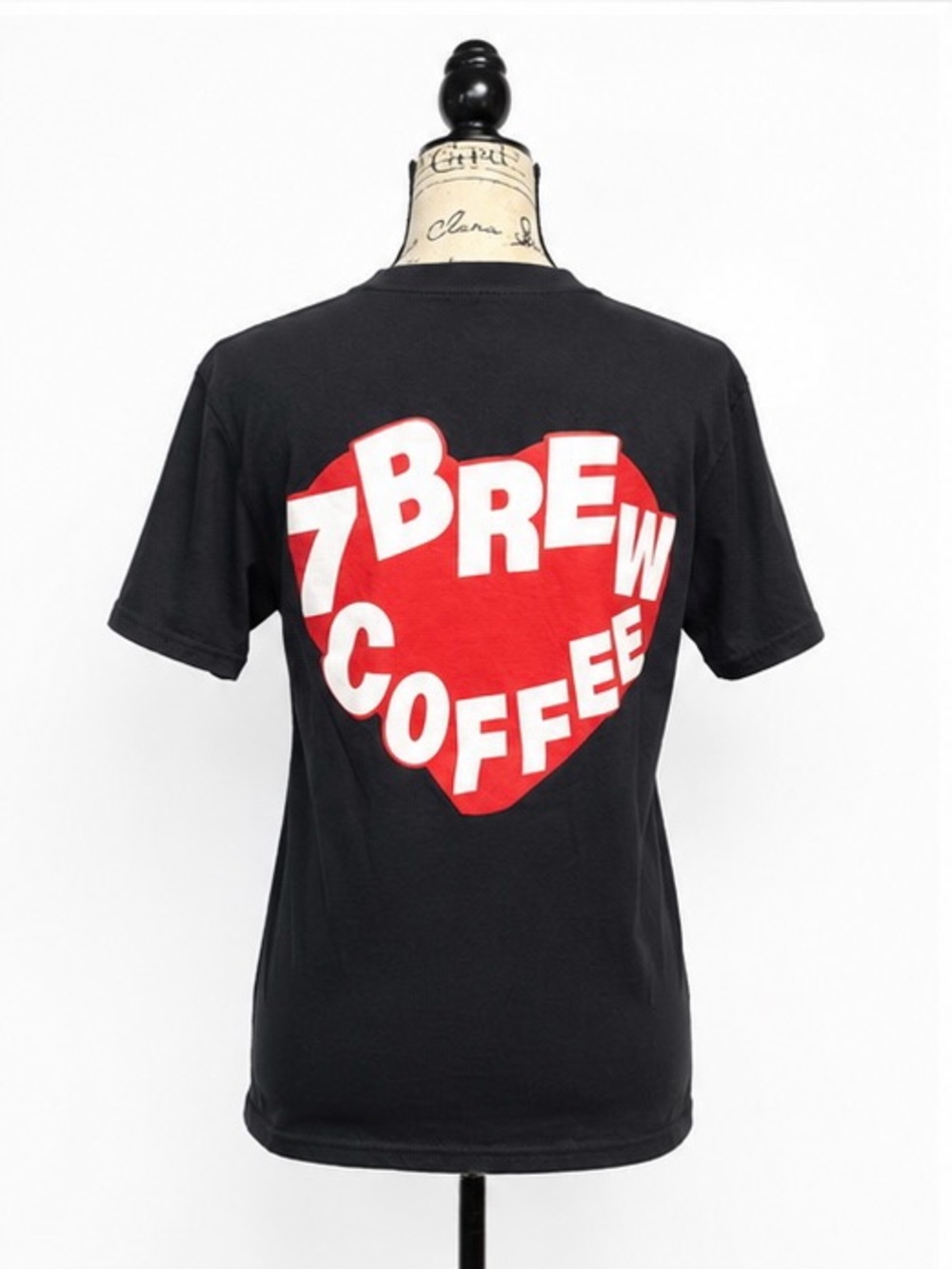 Limited Edition 7 Brew Coffee Valentines Black Tee